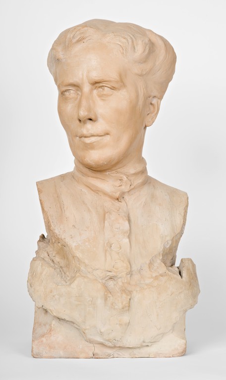 "Busto della madre" (scultura), Baccarini Domenico