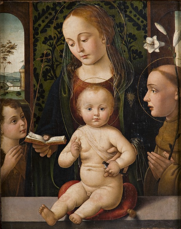 "Madonna col Bambino e SS. Giovannino e Antonio da Padova" (dipinto), Biagio d'Antonio Tucci