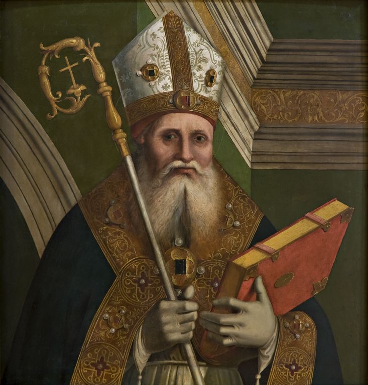 "Santo Vescovo" (dipinto), Palmezzano Marco