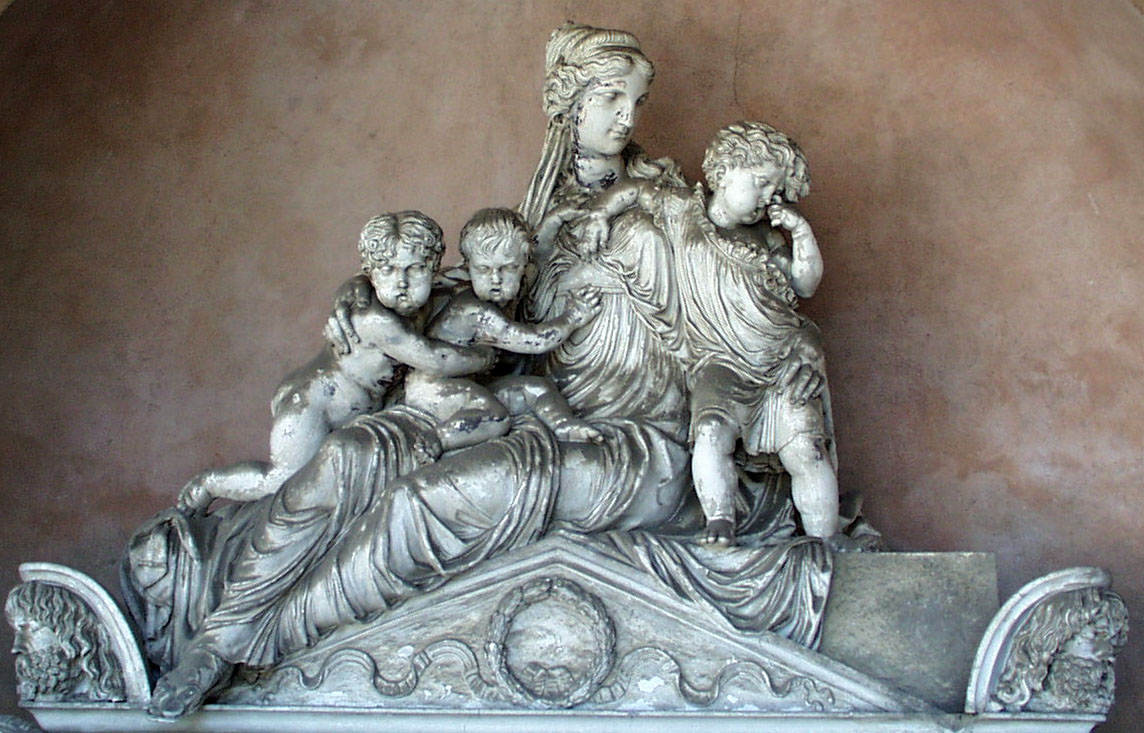 figura allegorica della Carità (arca sepolcrale), Putti Giovanni (1818)