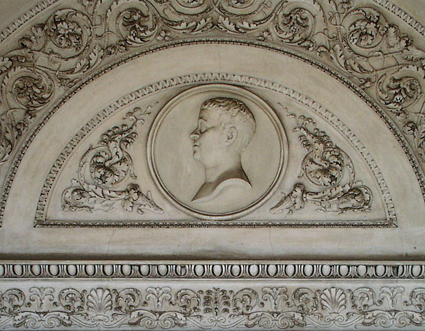 profilo maschile (rilievo), De Maria Giacomo (1819)