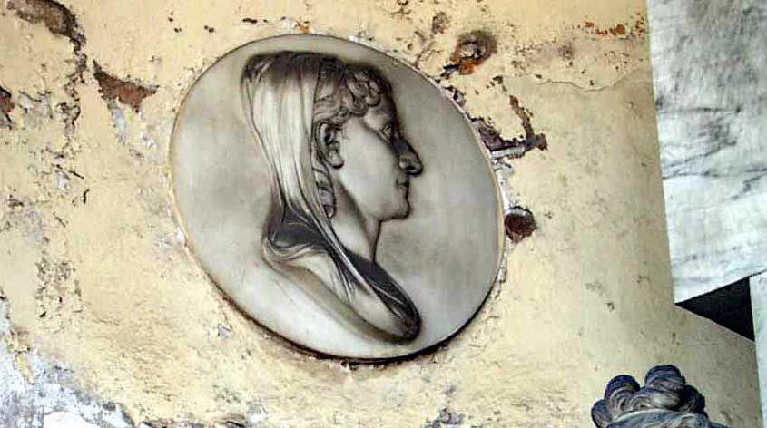 profilo di Vittoria Caprara (rilievo), De Maria Giacomo (1817)