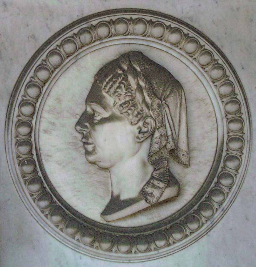 profilo di Sofia Mazzacorati (rilievo) (1890)
