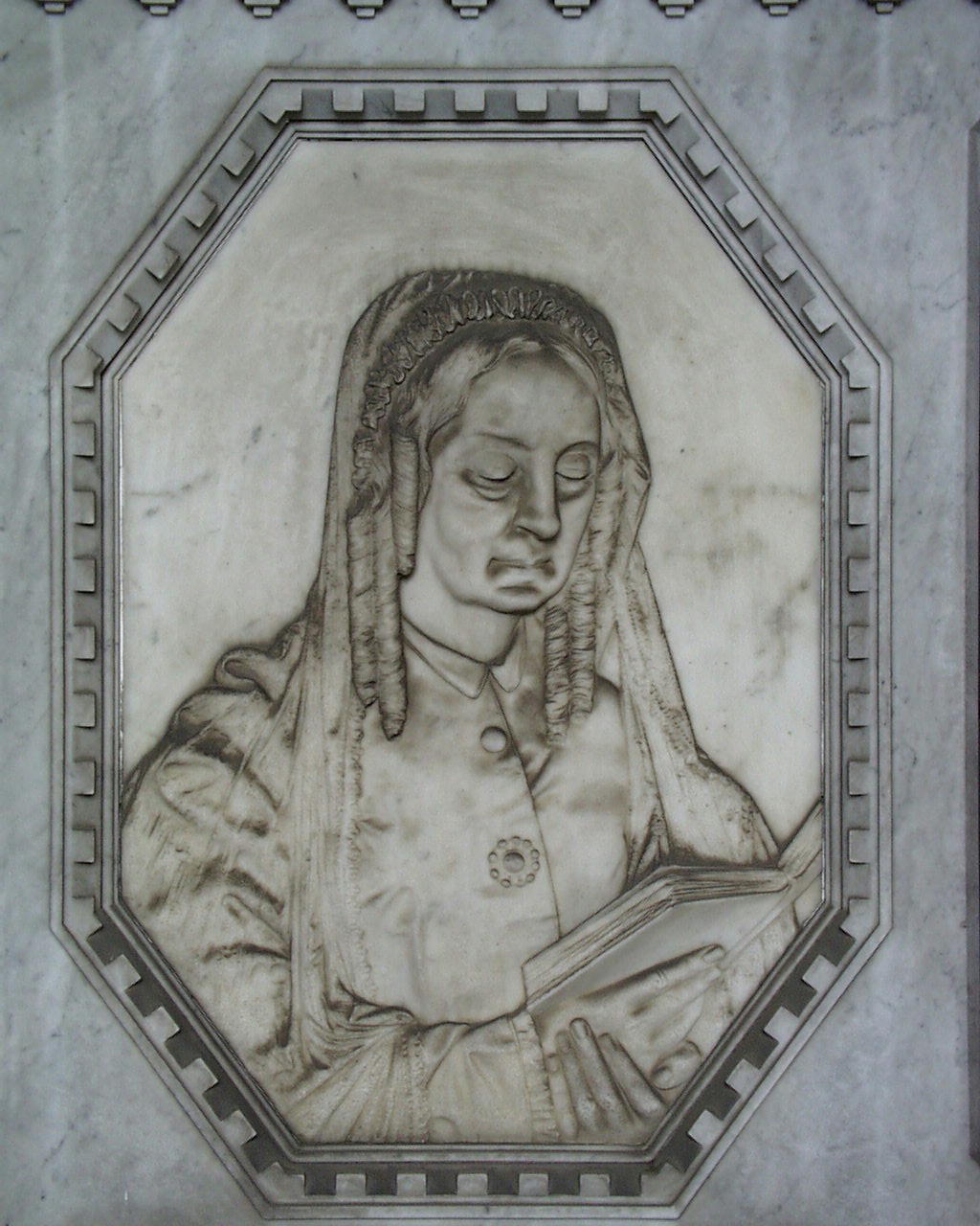 ritratto di Adelaide Gregorini Bingham (rilievo) (1873-1875)
