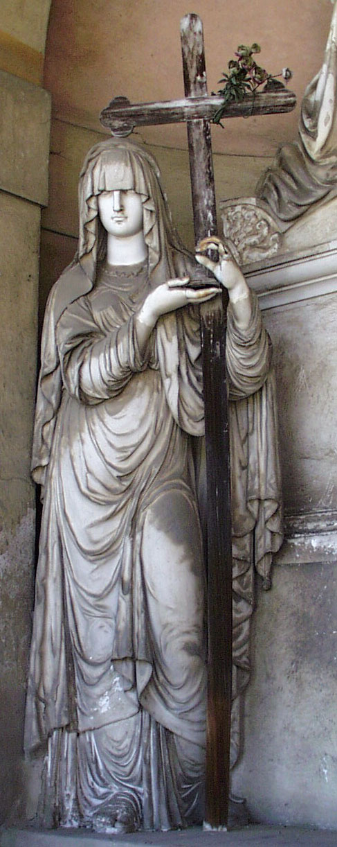 figura allegorica della Fede (statua), Venturoli Angelo (1817)