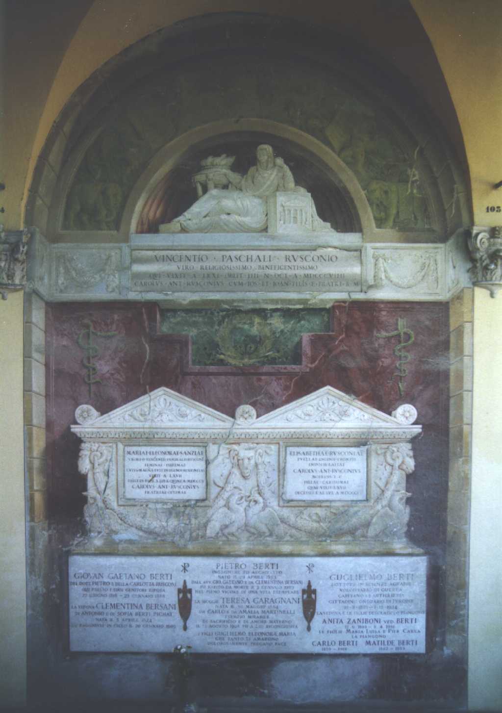 monumento funebre, Basoli Antonio (1801-1933)