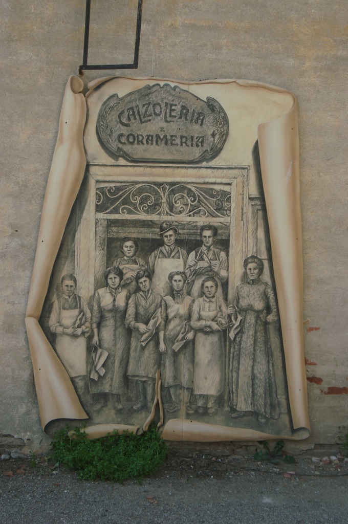 "Ritratto della calzoleria Binna" (dipinto), Pellegrini Gino