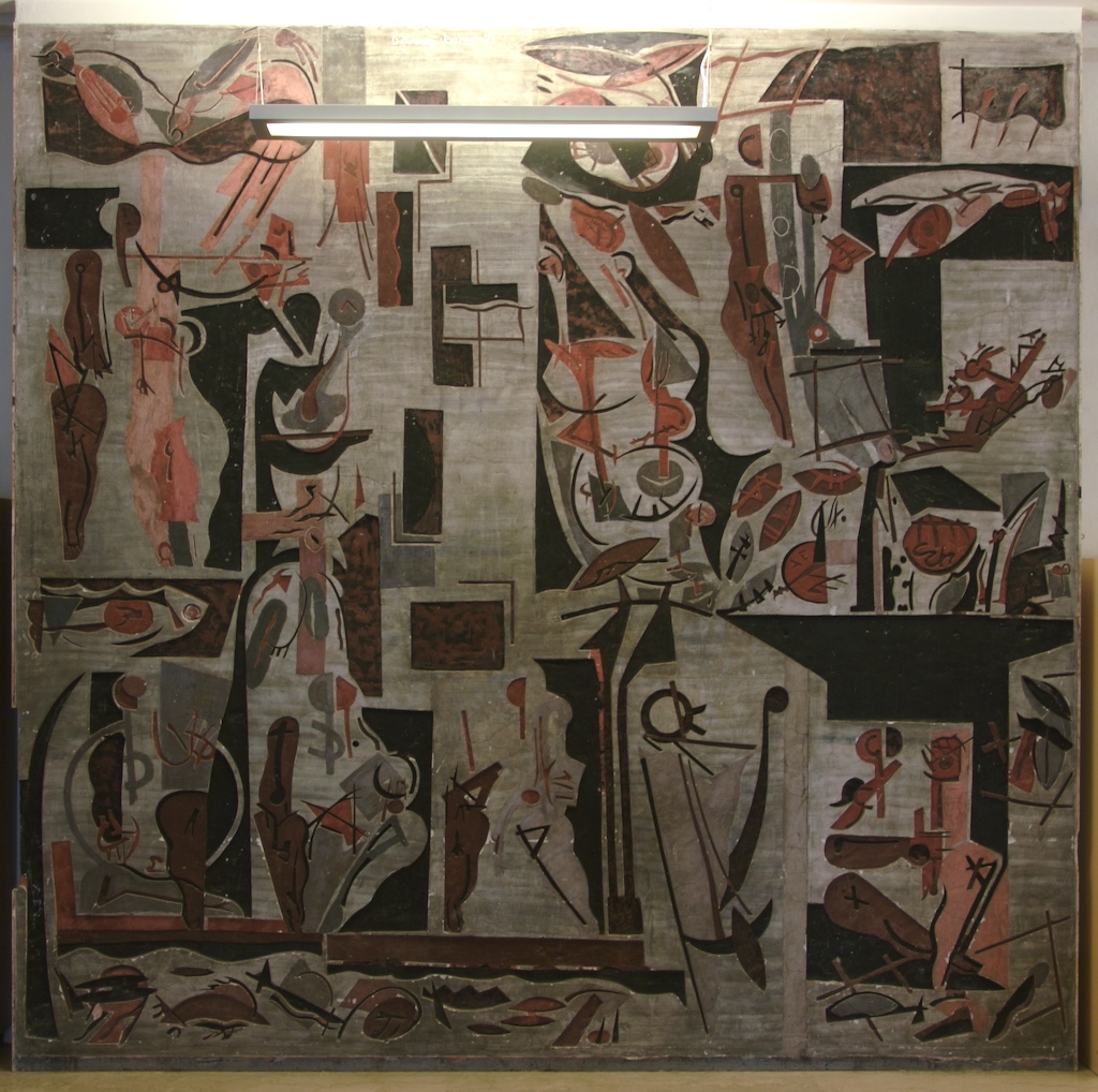 "Popoli e continenti" (dipinto), D'Amore Renzo (1971)