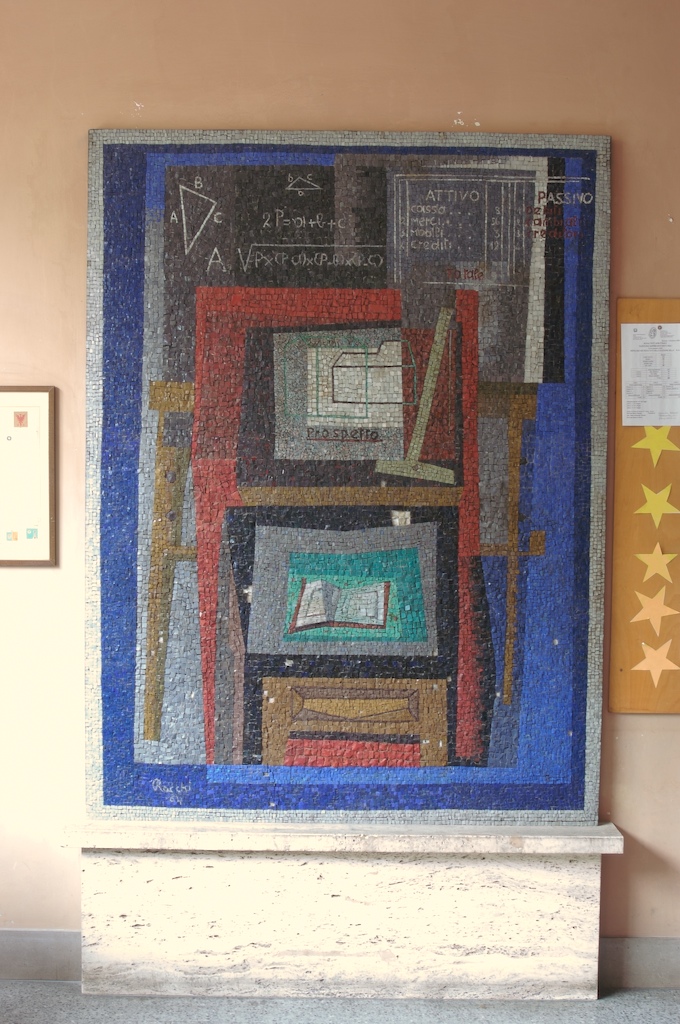 "Scienza e tecnica" (mosaico), Rocchi Antonio (1964)