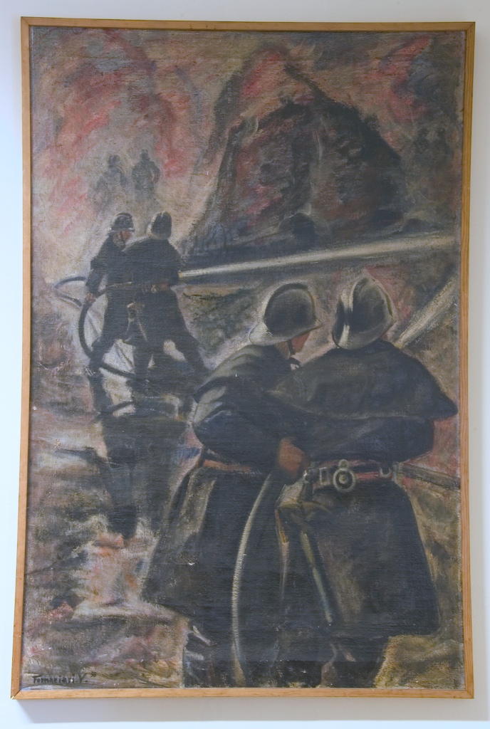 "Incendio" (dipinto), Fornaciari Vivaldo (1958)