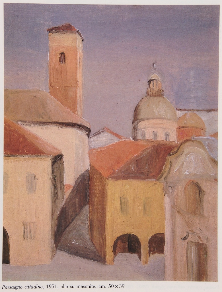 "Paesaggio cittadino" (dipinto), Cingi Anna Maria (1951)