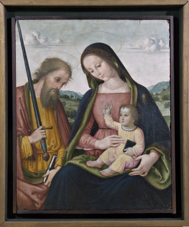 Madonna con Bambino e San Paolo (dipinto), Bertucci Giovan Battista il Vecchio detto Giovan Battista da Faenza (1495-1510)