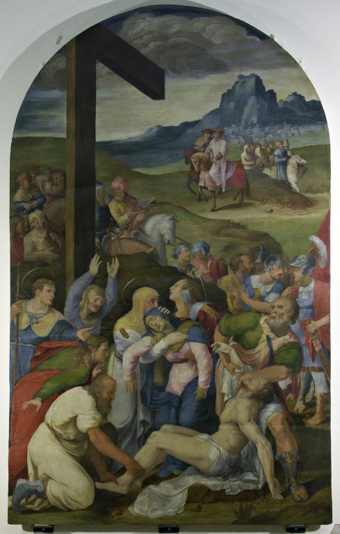 Cristo deposto dalla croce (dipinto), Bertucci Jacopo detto Jacopone da Faenza (1552-1553)