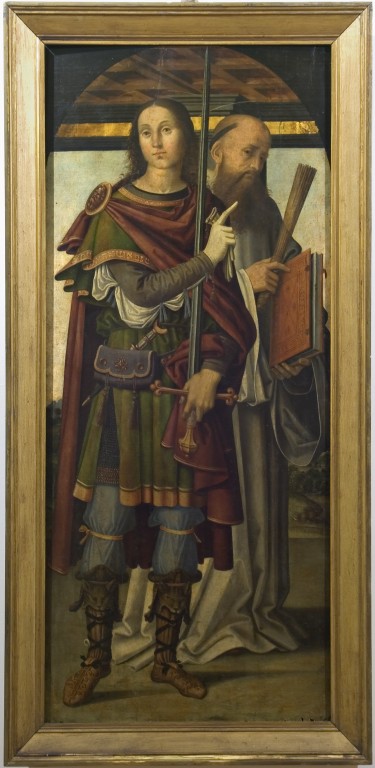 San Giovanni e Sant'Ippolito (dipinto), Bertucci Giovan Battista il Vecchio detto Giovan Battista da Faenza (1506)