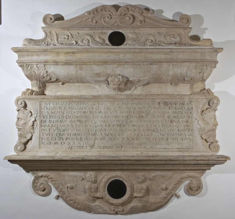 "Monumento funerario a Giuliano Camerario" (monumento funebre), Barilotto Pietro (1533) 