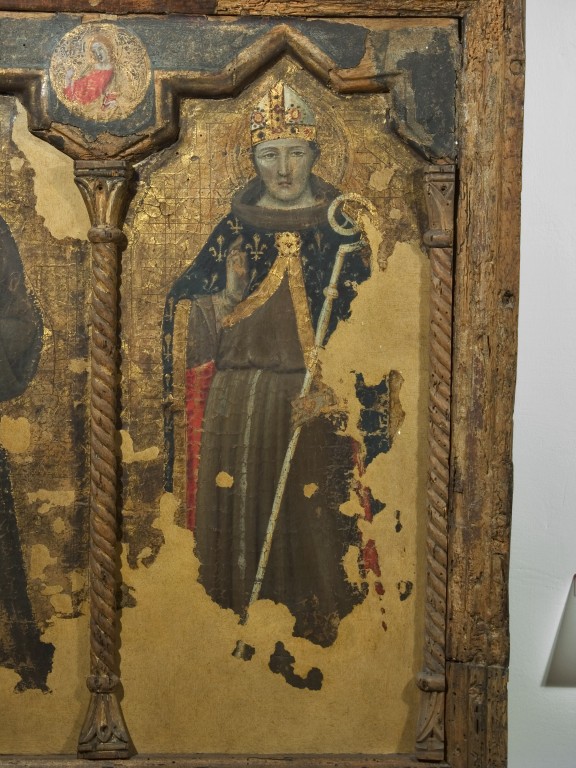 Madonna con Bambino; santi; episodi della vita di Cristo (polittico) (1300-1349) 