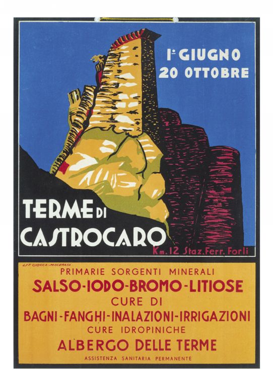 Rocca di Castrocaro (manifesto pubblicitario) (1935) 