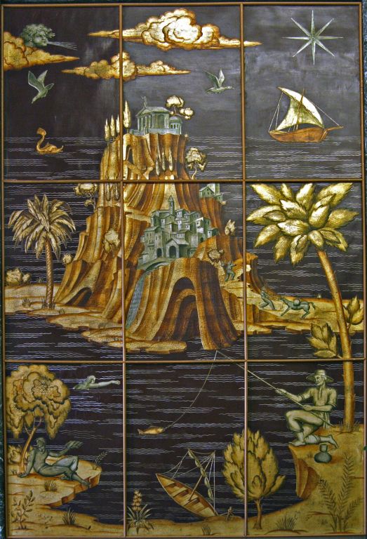 "L'Isola della Felicità" (pannello decorativo), Chini Tito (1937-1943)