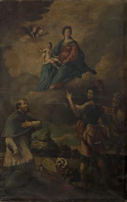 Apparizione della Madonna col Bambino ai Santi Giorgio e Maurelio vescovo