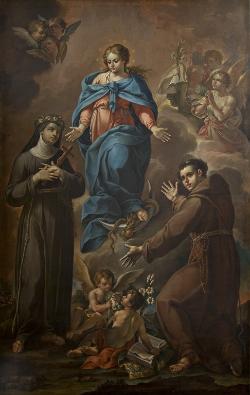 Apparizione dell'Immacolata Concezione a Sant'Antonio da Padova e a Santa Chiara